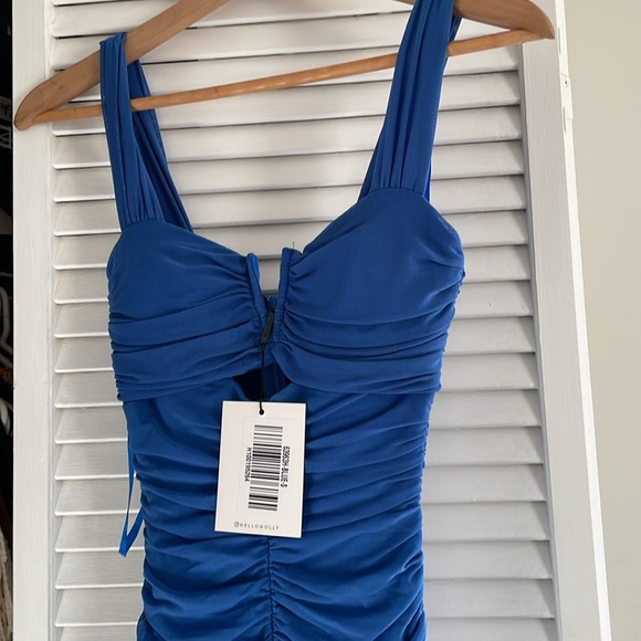 Hello Molly - PARTY PAL MIDI DRESS BLUE - Picture 3 of 3